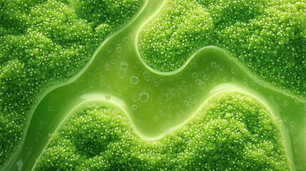 Green moss texture background