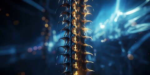 fiber optics background