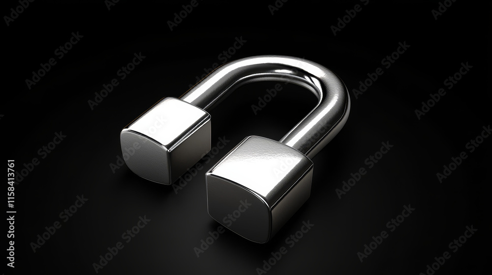 Wall mural abstract technology hexagon digital cyber security privacy information network concept padlock prote
