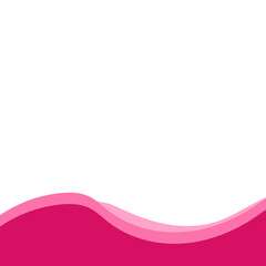 Pink Wave Footer
