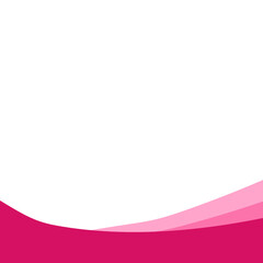 Pink Wave Footer