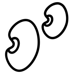 Food Seed Nut Line Icon