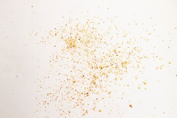Food, breadcrumbs, spray, explosion, cracking, texture, pattern, overlay brightening