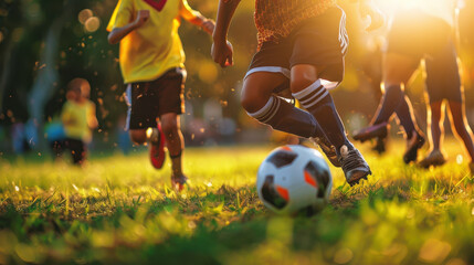 Children's Football Tournament Highlights in Action