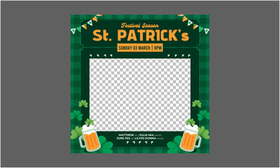 St Patrick Day Socials Media