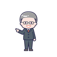 スーツ_シニア／男性 16