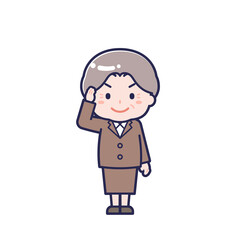 スーツ_シニア／女性 02