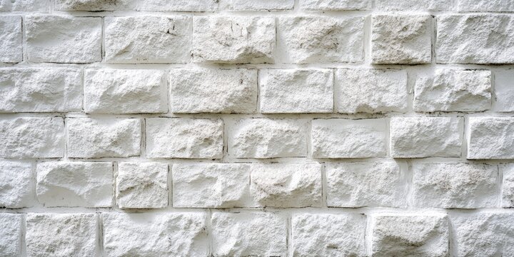 Textured surface of a white cinder block wall, characterized by its rough finish and sturdy construction, emphasizes the industrial style of the material used.