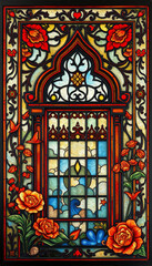 Oriental pattern. Oil painting. Pattern for printing on wall decorations, covers, leaflets, business cards