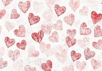 Abstract watercolor heart background. Concept love, valentine day greeting card.