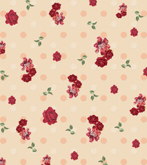 seamless pattern with flowers