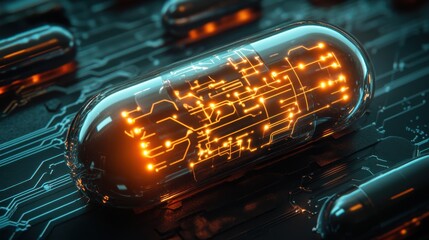 The Glowing Circuit Capsule