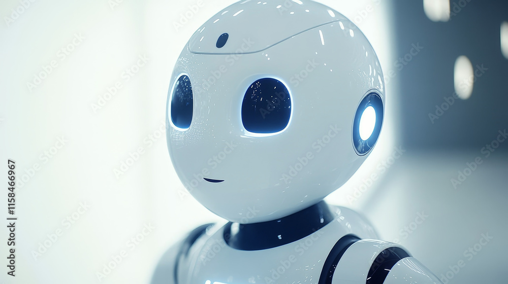 Poster abstract technology ai computing concept working data of artificial intelligence and futuristic digi