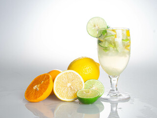 Refreshing Citrus Infused Water with Lemon and Lime