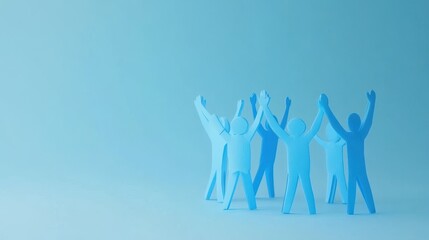 The Blue Paper People Celebration