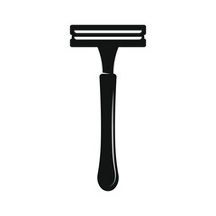 shaving razor icon logo vector
