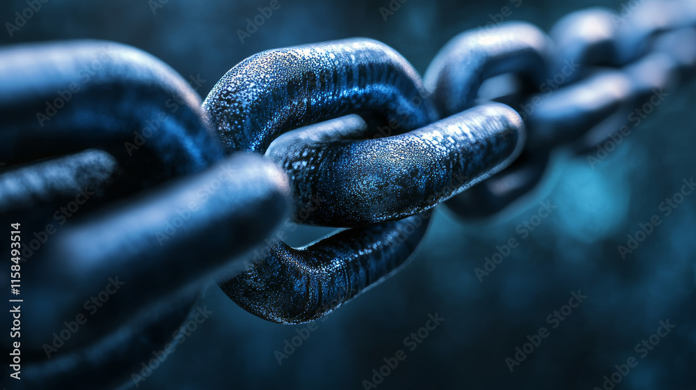 Poster concept blockchain technology vs ai comparison between the two technologies in working together iden