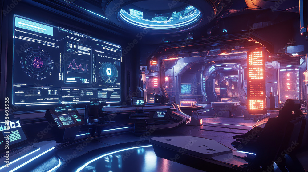 Aufkleber abstract technology ui futuristic concept hud interface hologram elements of digital data chart, com