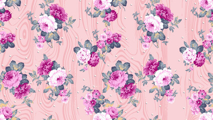 seamless pattern with flowers