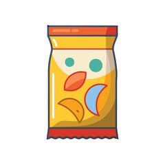 Packaging mockup vector illustration on white background