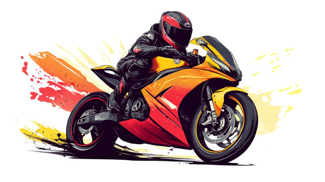 Motobike bigbike racing red yellow motorcycle for T-shirt design svg png transparent background.jpg