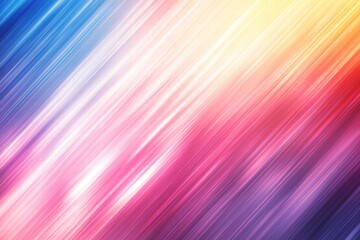 Abstract Diagonal Rainbow Stripes Background