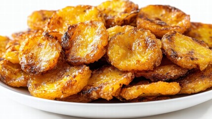 Sweet Plantain Fritters with Sugar
