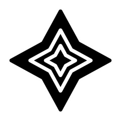 Obraz premium star Solid icon