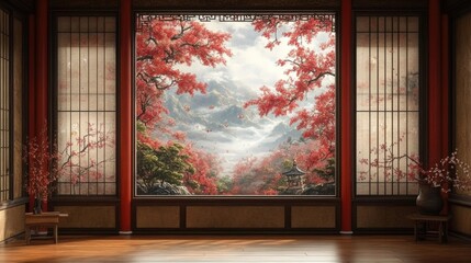 Celebrate the vibrant chinese new year an oriental festive atmosphere illustration background for cultural enthusiasts