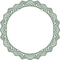 Beautiful flower art and mandala vector design