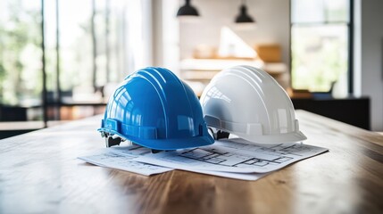 The Helmets on Blueprints