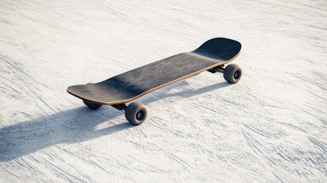 Oversized Skateboard for Tandem Riding Adventures - Powered by Adobe