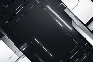 Obraz premium Black white light gray silver modern abstract background