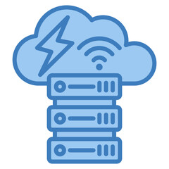 Data Electricity Icon Element For Design