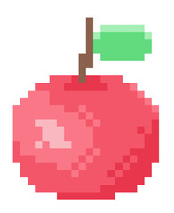 Fototapeta premium Pixel Apple 