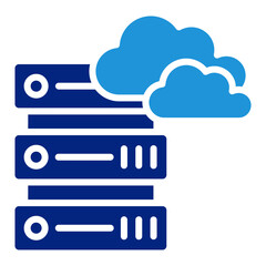 Cloud Server Icon Element For Design