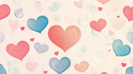 Heart-Shaped Abstract Pattern Vector for Valentine’s Day, Heart-Shaped Abstract Patterns,Valentine’s Day, Day of Love 