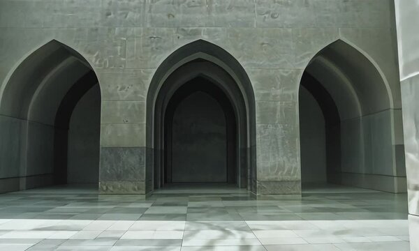 entrance to the mosque