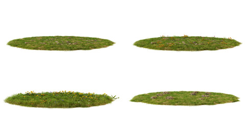 Green grass patches, top view.  Nature texture.