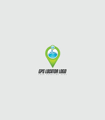 Sleek GPS Locator logo, ideal for tech, navigation, and brand designs. Navigate success!