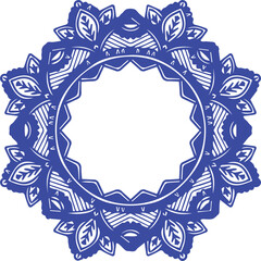 Beautiful flower art and mandala vector design