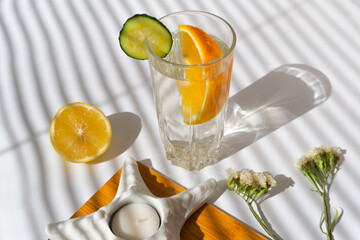 orange juice and lemon