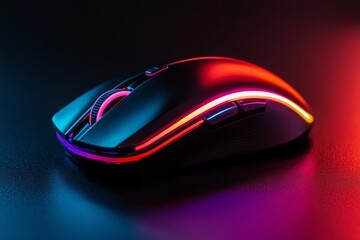 wireless mouse with sleek design