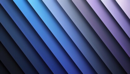 Dark blue abstract background with shiny blue diagonal lines and shadow decoration. 