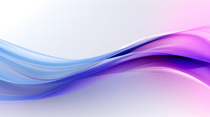 Obraz premium Digital purple blue wavy gradient curve abstract graphic poster background