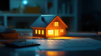 The Cozy Illuminated Model House