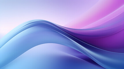 Fototapeta premium Digital purple blue wavy gradient curve abstract graphic poster background