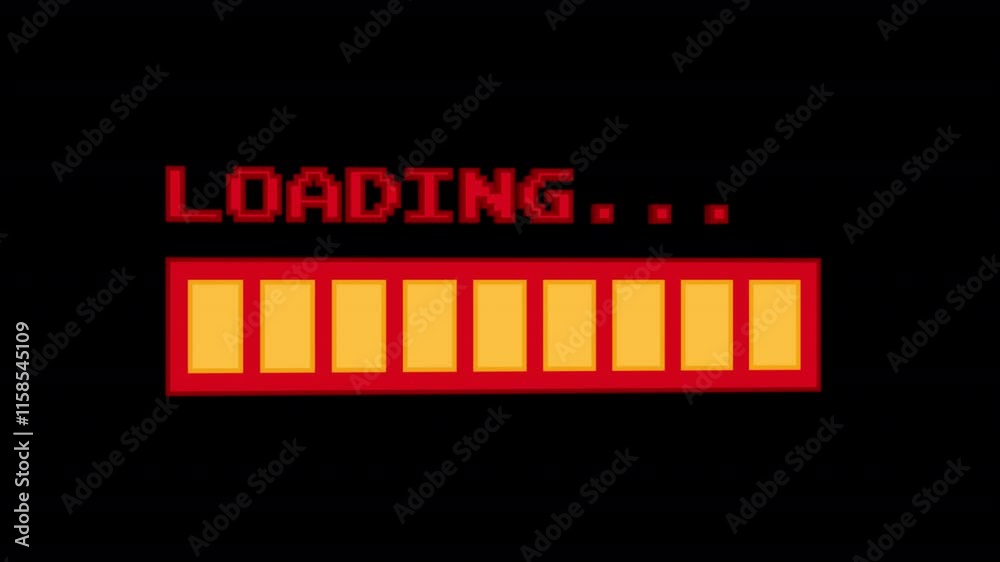 Poster animated 3d loading icon in y2k style. alpha channel