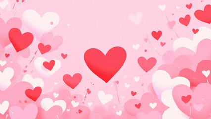 Illustration of doodle hearts, creativity, and a touch of romance.