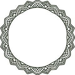 Beautiful flower art and mandala vector design